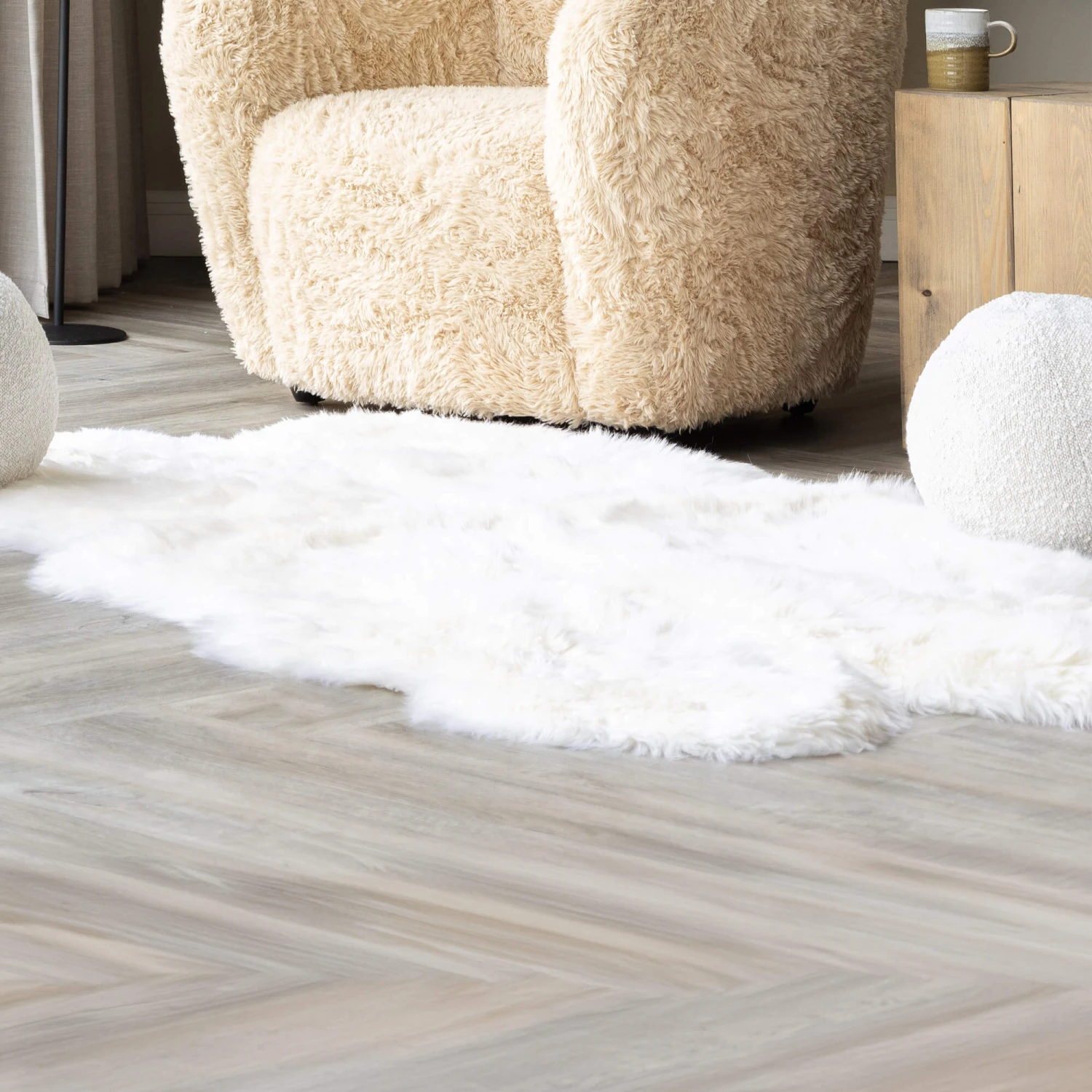 Sheepskin Natural Double Rug 1 Sheepskin Natural Double Rug