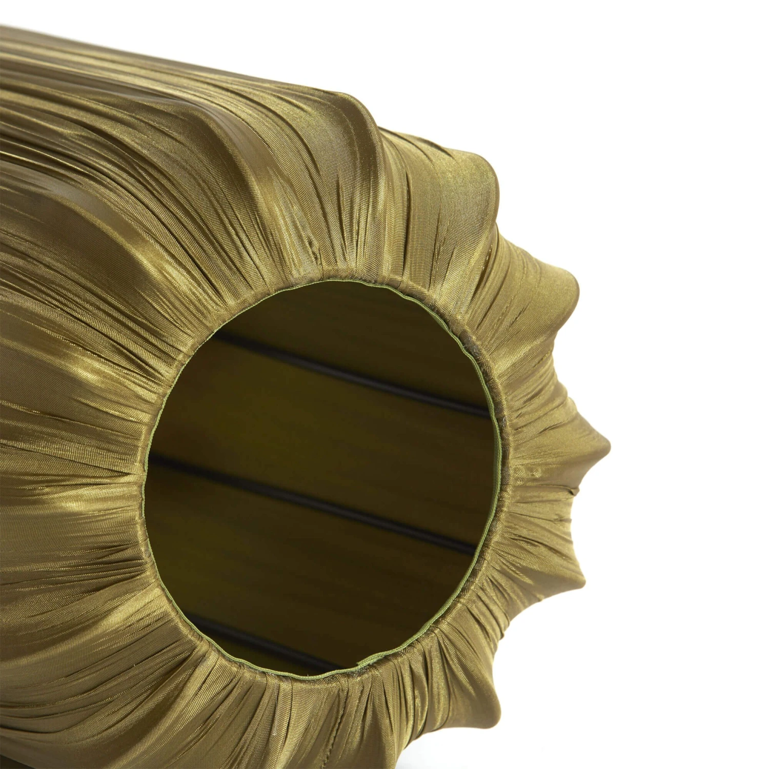 Chiffon Olive Green Cylinder 20cm Shade 5 Chiffon Olive Green Cylinder 20cm Shade - Image 5