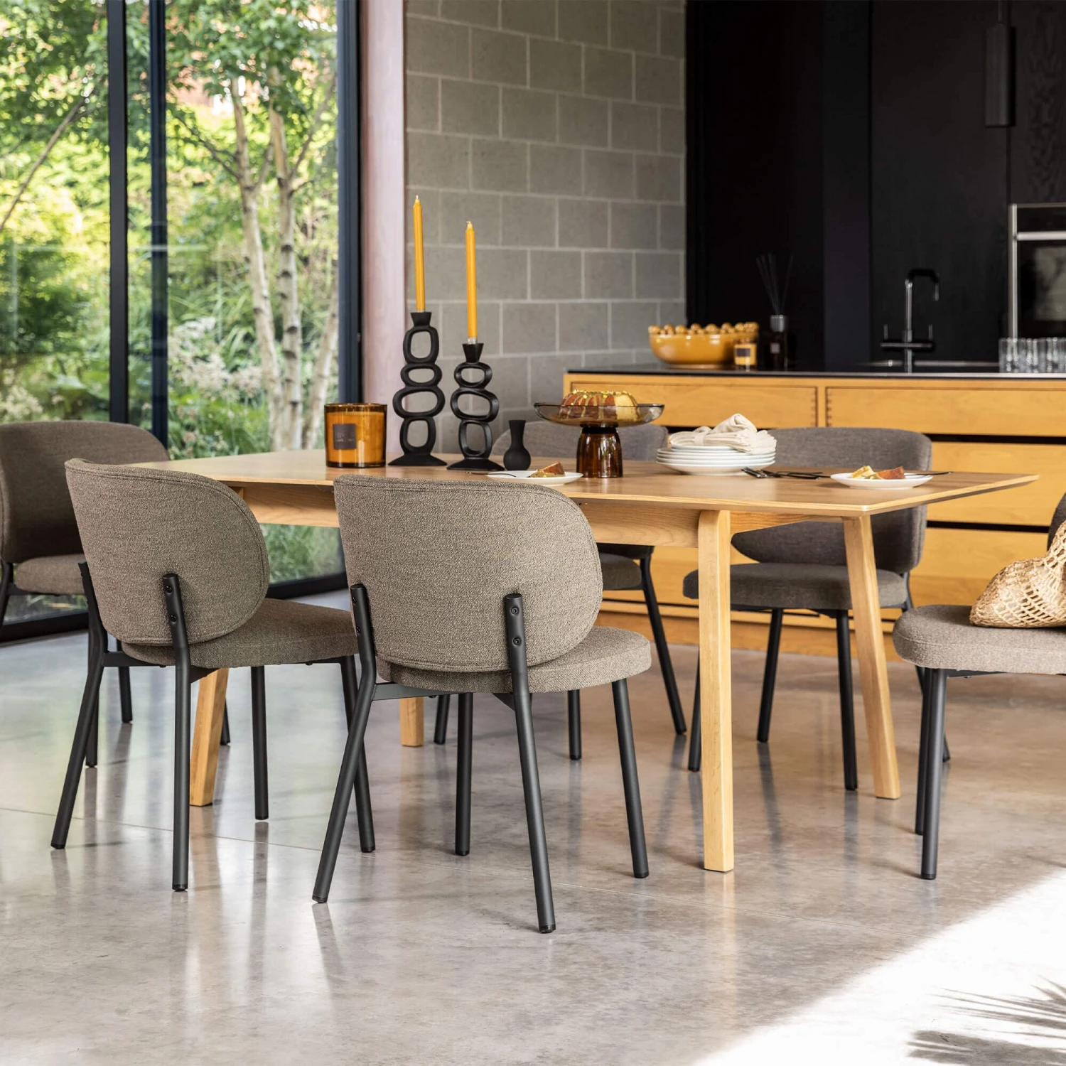 Aarhus Natural Oak Extending Dining Table 1 Aarhus Natural Oak Extending Dining Table