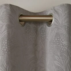 Laura Ashley Barley Embossed Steel Grey 66" X 72" Eyelet Curtains -Housing Units Furniture Store 027f57b4794bcf30b57294d3a3fac5b3 1