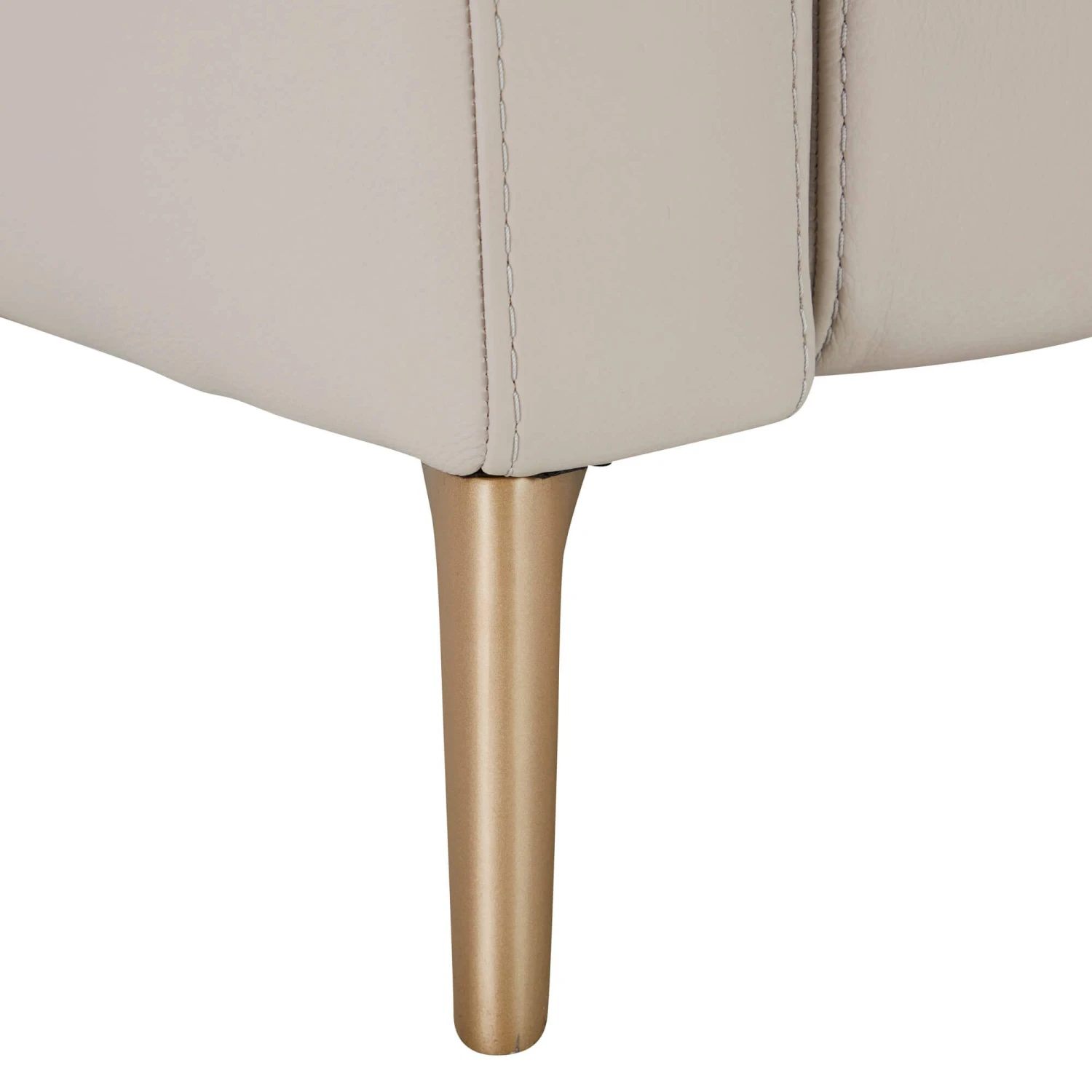 Natuzzi Greg Greige Leather Electric Recliner Armchair 6 Natuzzi Greg Greige Leather Electric Recliner Armchair - Image 6