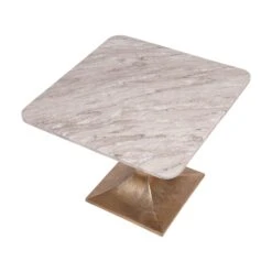 Libra Morchino Large Square White Marble Side Table -Housing Units Furniture Store 031deed282bfee9d37ac13a850dee03d