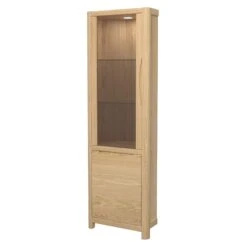 Stockholm Light Oak Corner Display Cabinet -Housing Units Furniture Store 03978f7b3f7dd604f719ed59f3c927f3