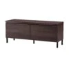 Kelso Dark Brown Wooden 2 Door TV Unit