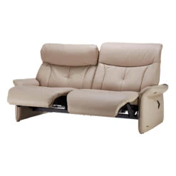 Himolla Lupo Cream Leather 3 Seater Electric Recliner Sofa -Housing Units Furniture Store 03be68fc077c2f121d10e597fcc0be21