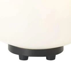 Henrik Matt Black & Frosted White Small Oval Glass Table Lamp -Housing Units Furniture Store 03c65efe18f2adaba3b7bead9a115d46