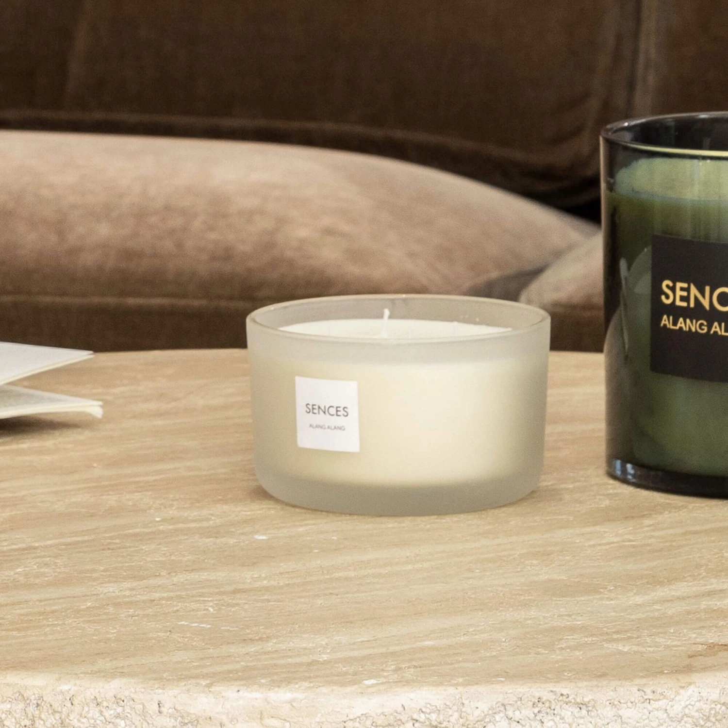 Sences White Alang Alang Lidded 4 Wick Candle 1 Sences White Alang Alang Lidded 4 Wick Candle