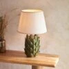 Layered Leaf Green Table Lamp Base