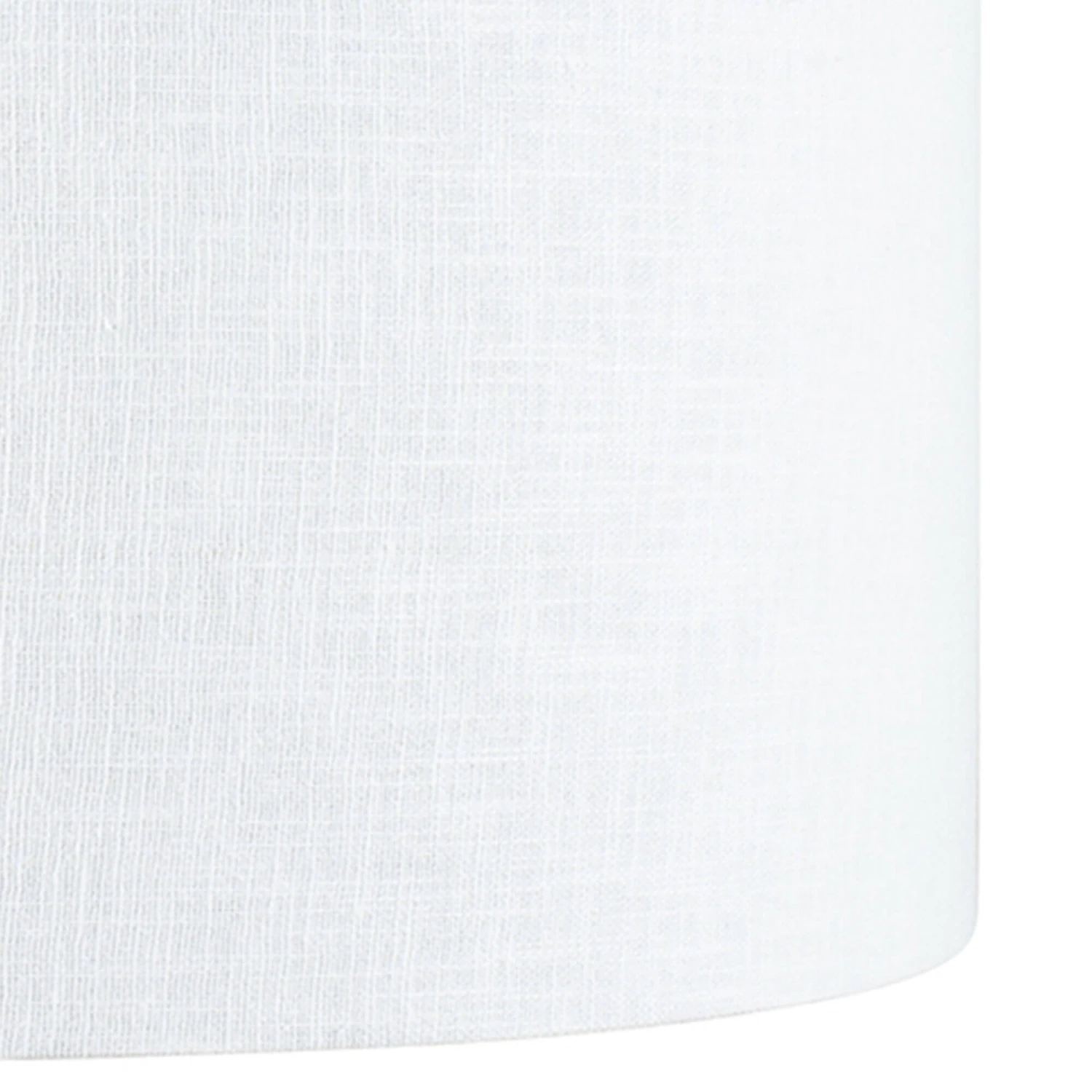 45cm Lino White Self Lined Drum Shade 2 45cm Lino White Self Lined Drum Shade - Image 2