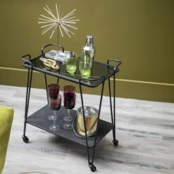 Tonino Black Drinks Trolley