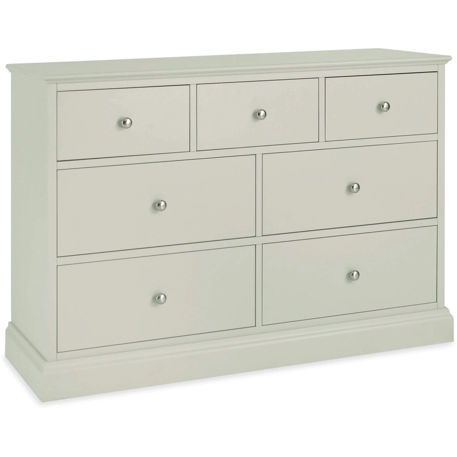 Ascot Soft Grey 7 Drawer Chest 2 Ascot Soft Grey 7 Drawer Chest - Image 2