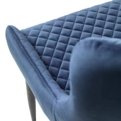 Toby Blue Velvet Counter Bar Stool -Housing Units Furniture Store 05e75344dd811fa78155d98d05cb9b08