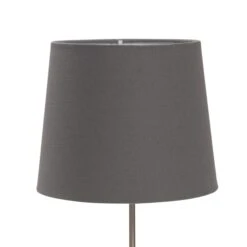 Grey Cone Linen Light Shade