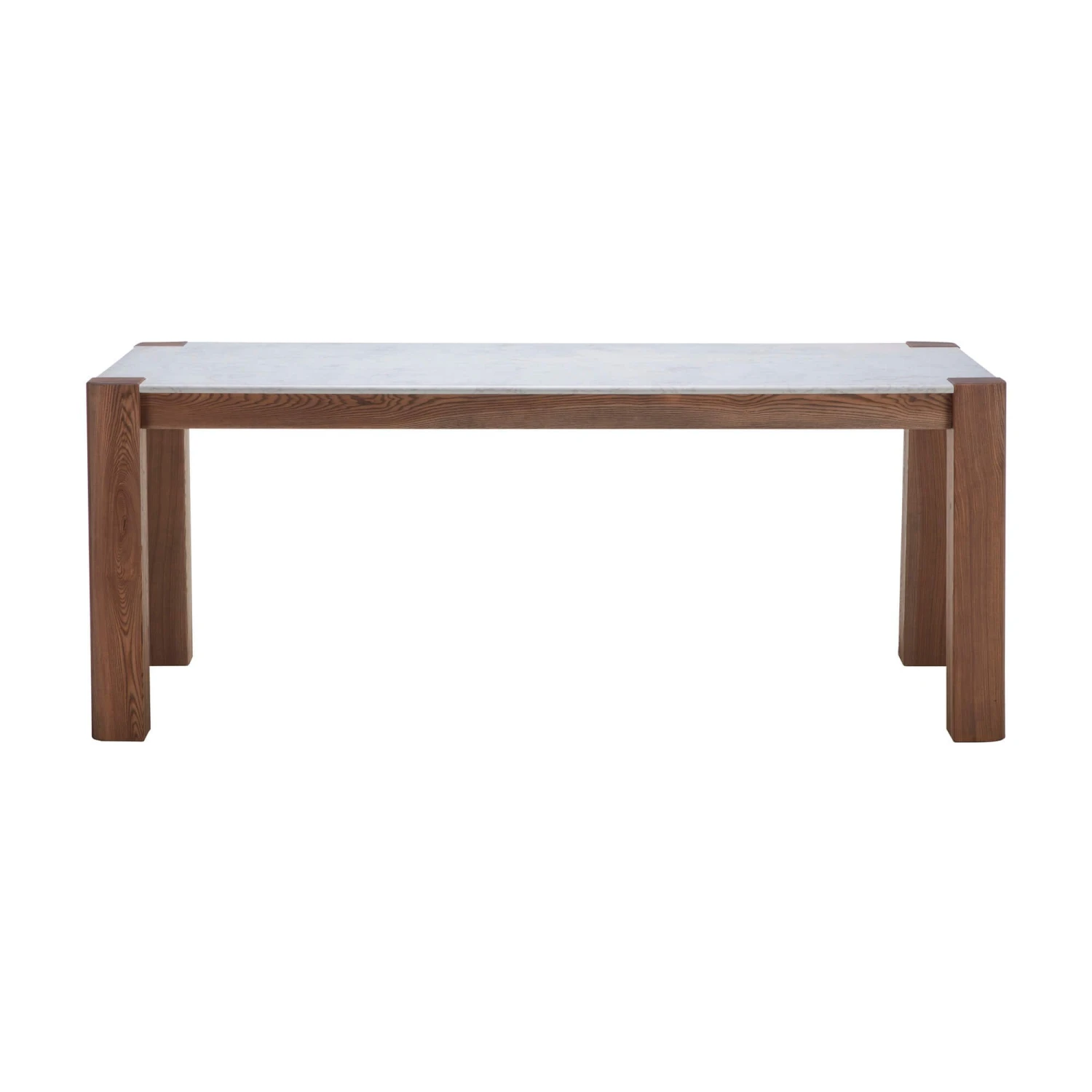 Tivoli Brushed Oak Dining Table With Marble Top 3 Tivoli Brushed Oak Dining Table With Marble Top - Image 3