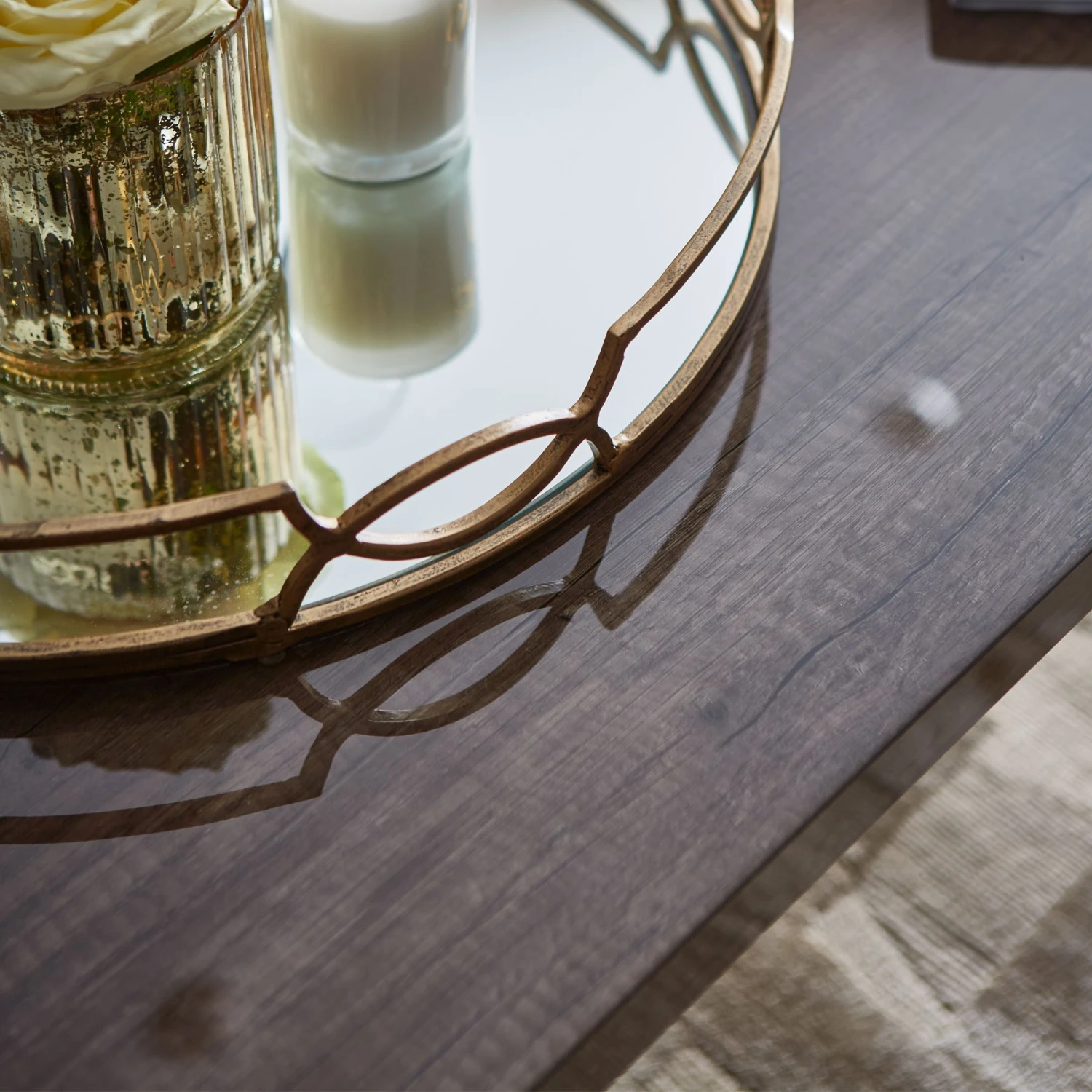 Medina High Gloss Rectangular Coffee Table 5 Medina High Gloss Rectangular Coffee Table - Image 5