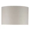 35cm Lino Grey Self Lined Drum Shade