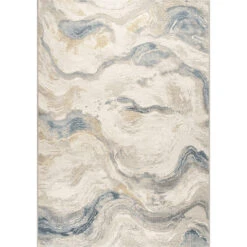 Canyon Blue Ivory 200cm X 290cm Rug
