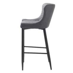 Toby Grey Faux Leather Counter Bar Stool -Housing Units Furniture Store 096ad010787b471752a6292558a51310