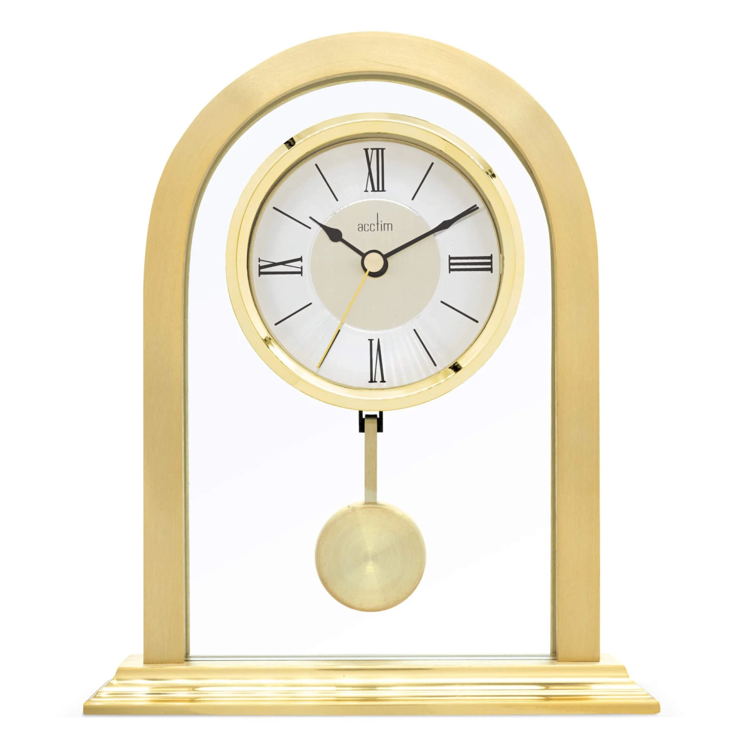 Colney Gold Pendulum Table Clock 2 Colney Gold Pendulum Table Clock - Image 2