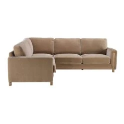 Leila Fawn Fabric Left Hand Corner Sofa
