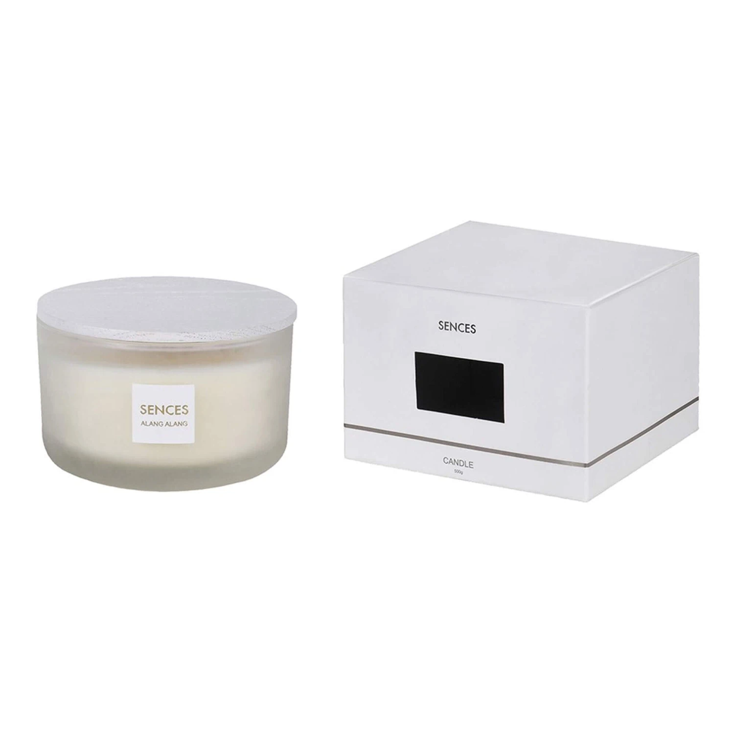 Sences White Alang Alang Lidded 4 Wick Candle 3 Sences White Alang Alang Lidded 4 Wick Candle - Image 3