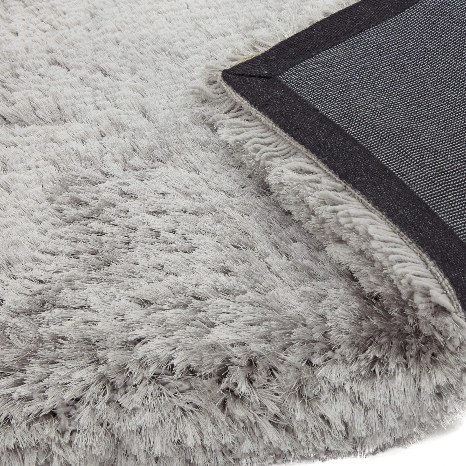 Plush Shaggy Silver 160cm X 230cm Rug 6 Plush Shaggy Silver 160cm X 230cm Rug - Image 6