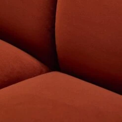 Glass House Thorne Rust Orange Fabric 3 Seater Sofa -Housing Units Furniture Store 0b78aa491a303fbb336ce2a98b6a77b0