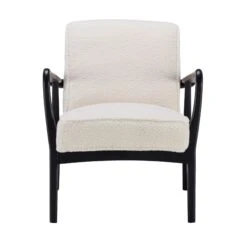 Hansen Black Wooden Accent Armchair -Housing Units Furniture Store 0b82906bbfffae4467b095e418b7d934