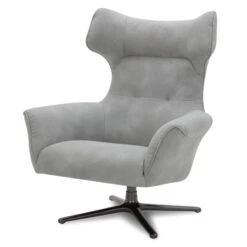 Casper Grey Fabric Swivel Chair -Housing Units Furniture Store 0c258e7d048a38b8eb3ba62db2d636b3