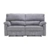 Houston Grey Fabric 3 Seater Power Recliner Sofa