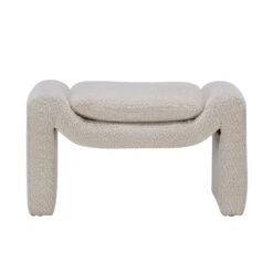 Chelmont Crunch Natural Fabric Footstool