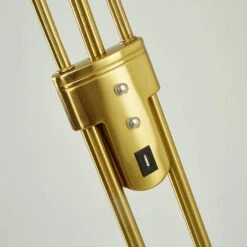 Brazier Aged Brass USB 2 Light Uplighter Floor Lamp -Housing Units Furniture Store 0e1f862d2cabbf1c42ee3103a398a678 1