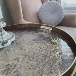 Libra Vienna Atlas Set Of 2 Side Tables In Antique Gold -Housing Units Furniture Store 0e8a154c1b3af04448482a66818b45fe