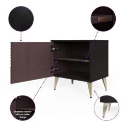Frank Olsen Ava Black Lamp Table -Housing Units Furniture Store 0f022a375555103512e1d288d11b26ae 1