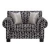 Duresta Coco Maya Ebony Fabric Reading Chair