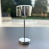 Jeff Polished Silver USB Table Lamp