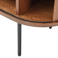 Annika Smoked Oak Slatted Sliding 2 Door Cabinet -Housing Units Furniture Store 10f081dda341e1176107cc9ecbbc377c