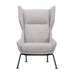 Tuffello Light Grey Fabric Accent Chair