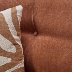 Miranda Dusky Apricot Fabric Cuddler Sofa -Housing Units Furniture Store 112ba9d49eb9190f4508a93dd6154b1e