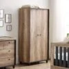 BabyStyle Montana Oak Double Wardrobe