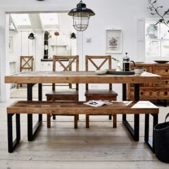 Malmo Reclaimed Timber 180cm Dining Table -Housing Units Furniture Store 11d6901a503d0e1ddea4281d505f1dc9