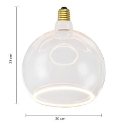 Aura Clear Glass LED 20cm Sphere Bulb -Housing Units Furniture Store 120d53f159842b17b0771e88e6aa40a1 1
