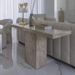 Linnea Marble Console Table