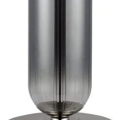 Ariah Polished Nickel & Smoked Fade Glass Tubular Table Lamp Base -Housing Units Furniture Store 13b5be1e47e2f4bdc4fff57aa6d657e8