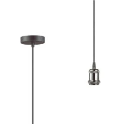 Hipsa 1.5m Black Pendant Light Cable And Bracket 6 Hipsa 1.5m Black Pendant Light Cable And Bracket -Housing Units Furniture Store 146475baabf08c5428e5a0237a0f9c92