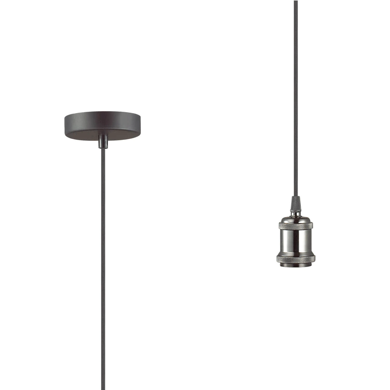 Hipsa 1.5m Black Pendant Light Cable And Bracket 3 Hipsa 1.5m Black Pendant Light Cable And Bracket - Image 3
