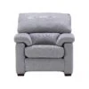 Houston Grey Fabric Armchair