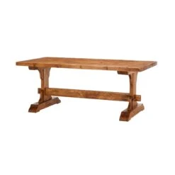 Tallina 160cm Brown Double Polished Dining Table -Housing Units Furniture Store 14fe47d2ee1bb2bcc6940a4118964df0