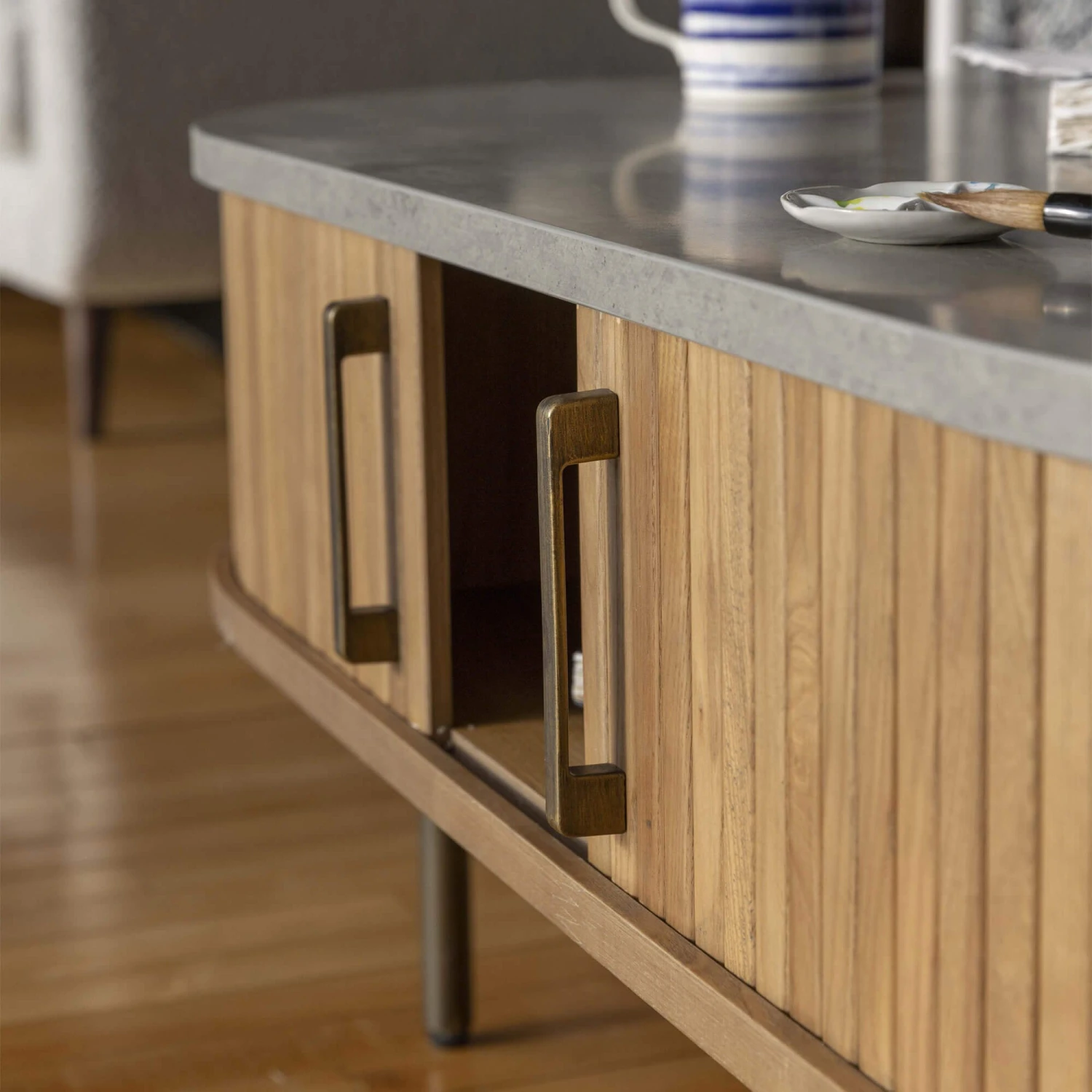 Ariana Coffee Table Top In Concrete Effect 1 Ariana Coffee Table Top In Concrete Effect