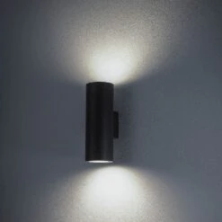 Volcano Dual Bulb Outdoor Wall Light
